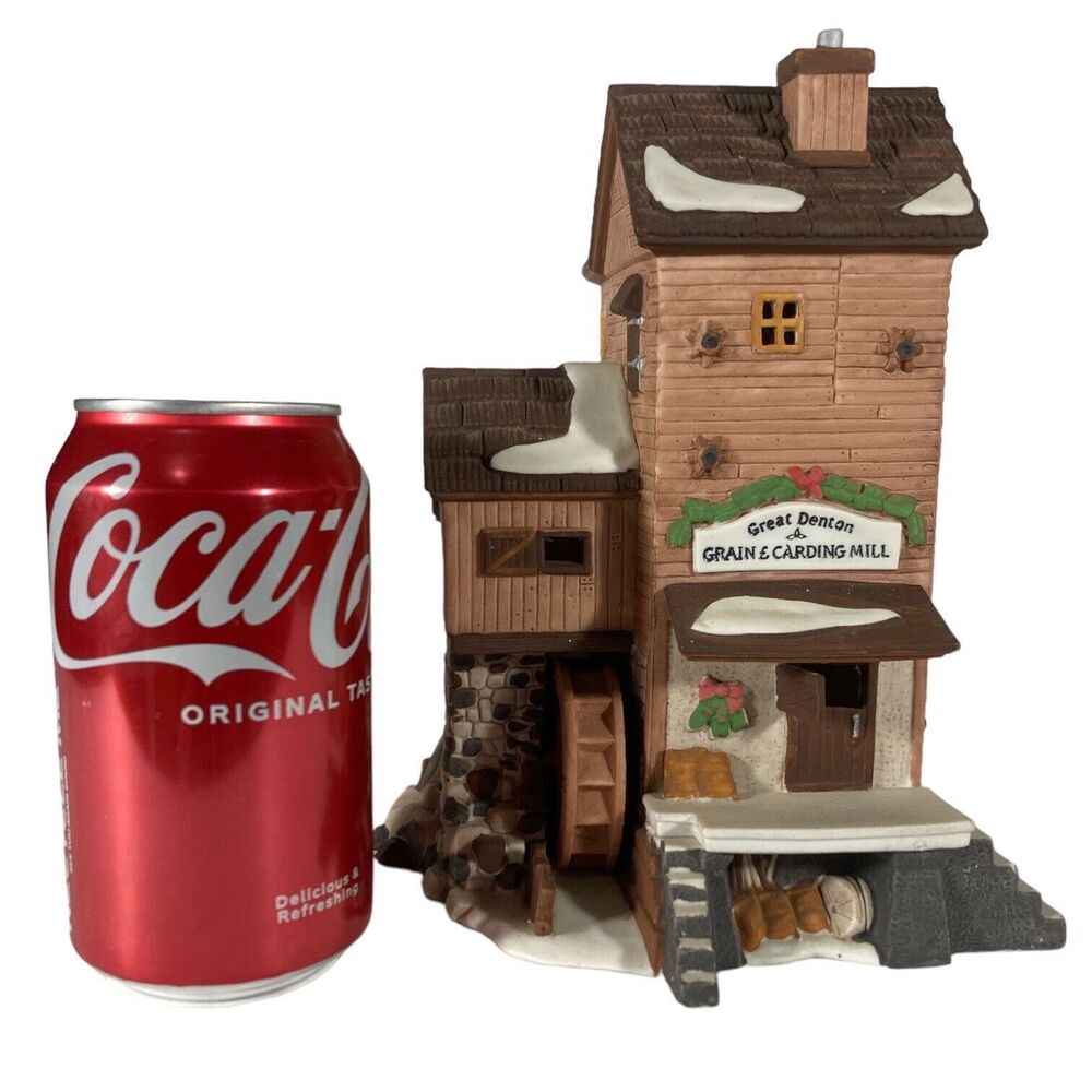 Department 56 Heritage Dickens Village Series Great Denton Mill #58122 Christmas - Picture 2 of 8